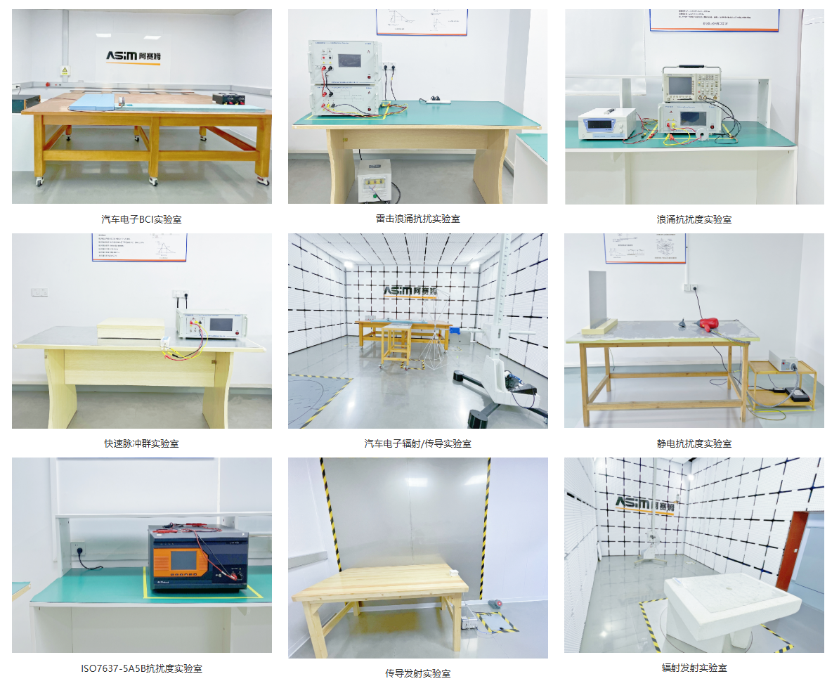 EMC测试、传导干扰、辐射发射测试、雷击浪涌，传导，静电抗扰度